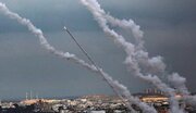ببینید | فرود آمدن گروه جدیدی از موشک‌های سپاه بر سر یک پایگاه نظامی اسرائیل